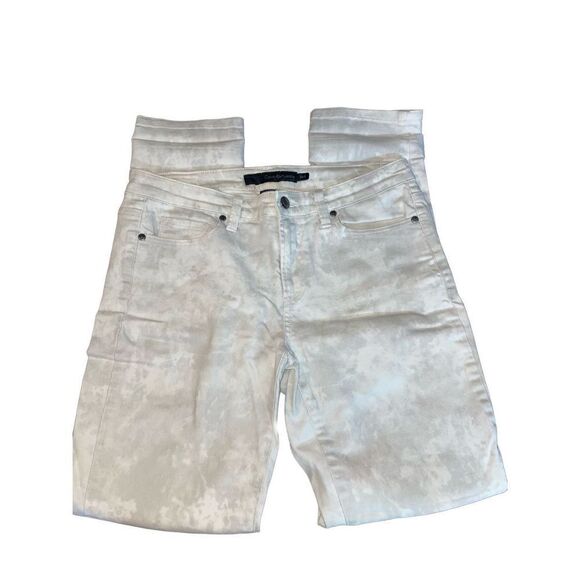 VTG Calvin Klein Jeans Women's Ultimate Skinny Jeans Grey Camo Design Size 29/8 - Picture 12 of 14